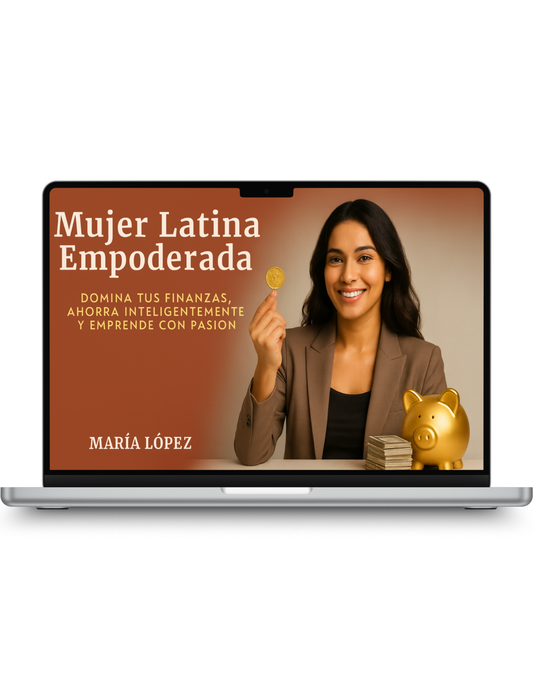 Mujer Latina Empoderada: Domina tus Finanzas, Ahorra Inteligentemente y Emprende con Pasion